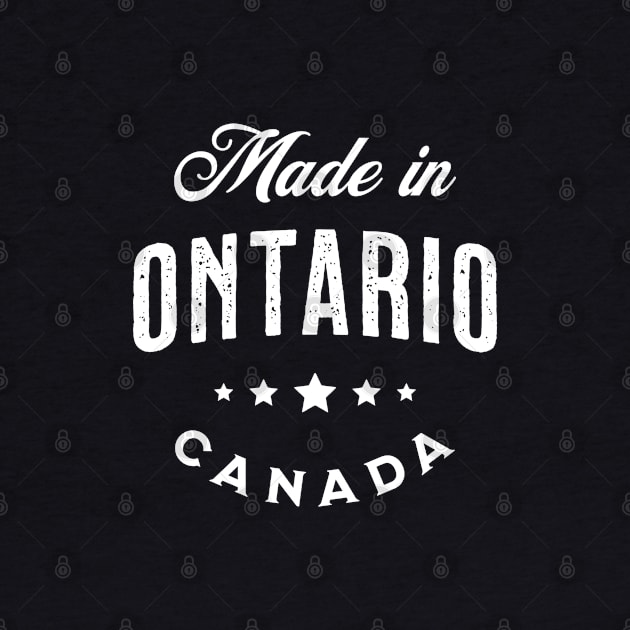 Made In Ontario, Canada - Vintage Logo Red by VicEllisArt